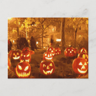 Happy Halloween Jack O Lantern Briefkaart