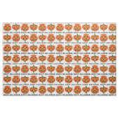 Happy Halloween Jack o' Lantern Carved Pumpkin Stof (Fat Quarter)