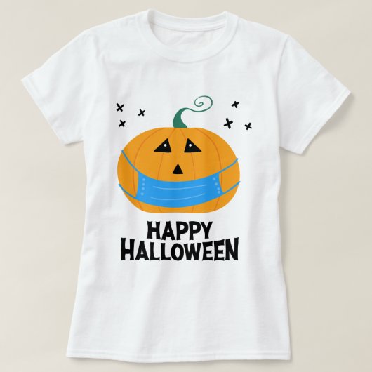 Happy Halloween | Jack O Lantern die een masker dr T-shirt (Design voorkant)