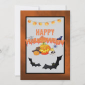Happy Halloween Jack-o-Lantern en meer Kaart (Voorkant)