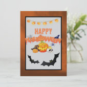 Happy Halloween Jack-o-Lantern en meer Kaart (Staand voorkant)