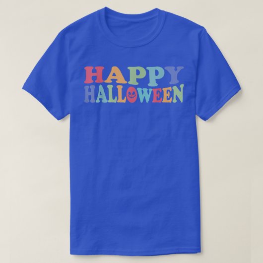 Happy Halloween Jack O Lantern Face Costume Mannen T-shirt (Design voorkant)