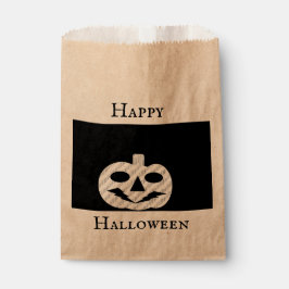 Happy Halloween Jack-o’-lantern Favor Bag Bedankzakje