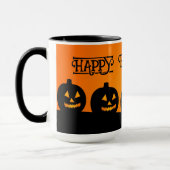 Happy Halloween Jack-O-Lantern Mok (Links)