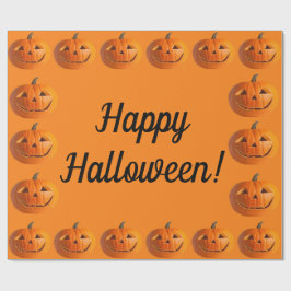 Happy Halloween Jack-O-Lantern-pakpapier Cadeaupapier