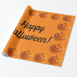 Happy Halloween Jack-O-Lantern-pakpapier Cadeaupapier