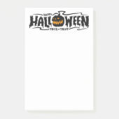 Happy Halloween Jack-O-Lantern Post-it® Notes (Voorkant)