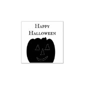 Happy Halloween Jack-o’-lantern Rubber Stamp Rubberstempel (Afrduk)