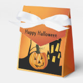 Happy Halloween Jack O' Lantern Scene Bedankdoosjes (Voorkant Zijde)