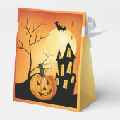 Happy Halloween Jack O' Lantern Scene Bedankdoosjes (Achterkant)