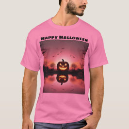 Happy Halloween Jack O Lantern Sunset T-shirt