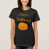 Happy Halloween Jack-O-Lantern T-shirt (Voorkant)