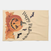 Happy Halloween Jack o Lantern Theedoek (Horizontaal)