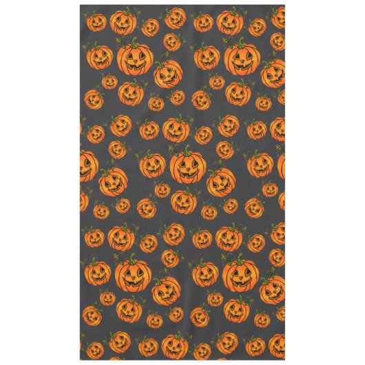 Happy Halloween jack-o-lantern, truc om te behande Tafelkleed (Voorkant)