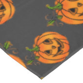 Happy Halloween jack-o-lantern, truc om te behande Tafelkleed (Gekanteld)