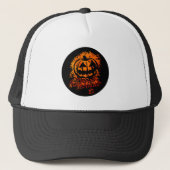 Happy Halloween Jack O Lantern Trucker Pet (Voorkant)
