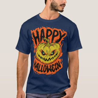 Happy Halloween JackoLantern pomkin Down T-shirt