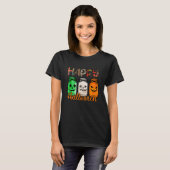 Happy Halloween Jars Happy Halloween T-shirt (Voorkant volledig)
