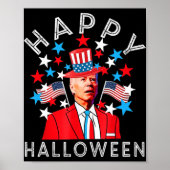 Happy Halloween Joe Biden 4 juli Memorial Ind Poster (Voorkant)