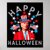 Happy Halloween Joe Biden over juli Memorial Inde Poster (Voorkant)