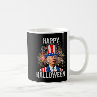 Happy Halloween Joe Biden USA Flag Fireworks th of Koffiemok