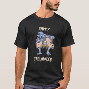 Happy Halloween jongens kinderen Dab Funny Zombies T-shirt