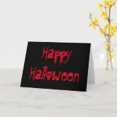 Happy Halloween, kaart (Gele Bloem)