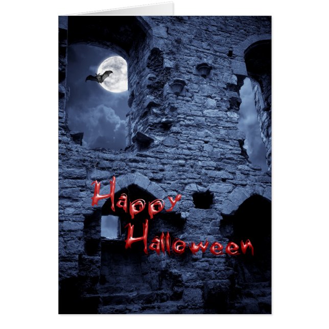 Happy Halloween-kaart (Voorkant)