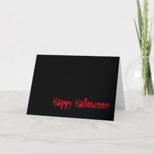 Happy Halloween, kaart