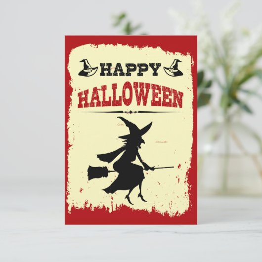 Happy Halloween Kaart (Staand voorkant)