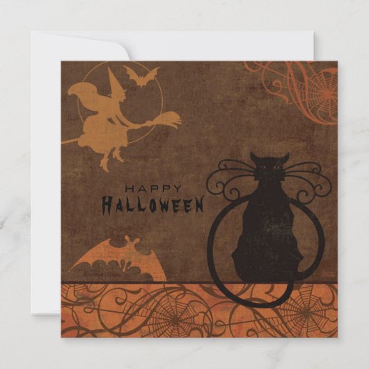 Happy Halloween-kaart (Voorkant)
