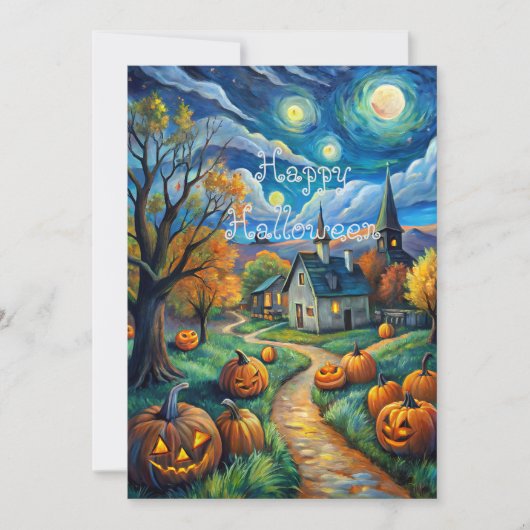 Happy Halloween Kaart (Voorkant)