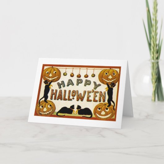 Happy Halloween Kaart (Voorkant)