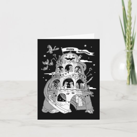 Happy Halloween  Kaart (Voorkant)