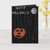 Happy Halloween Kaart (Gele Bloem)