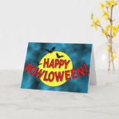 Happy Halloween - Kaart (Gele Bloem)