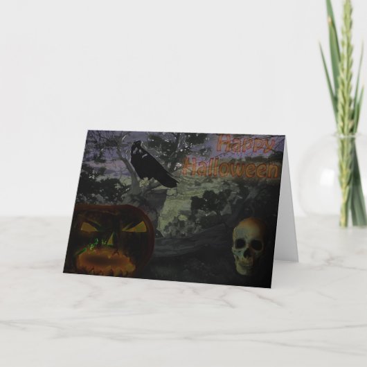 Happy Halloween Kaart (Voorkant)