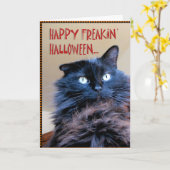 Happy Halloween Kaart (Gele Bloem)