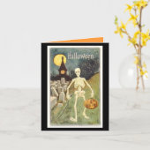 Happy Halloween Kaart (Gele Bloem)
