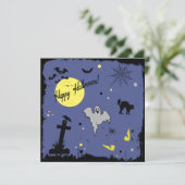Happy Halloween Kaart (Staand voorkant)