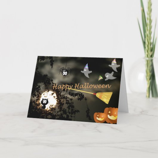 Happy Halloween Kaart (Voorkant)