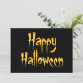 Happy Halloween Kaart (Staand voorkant)