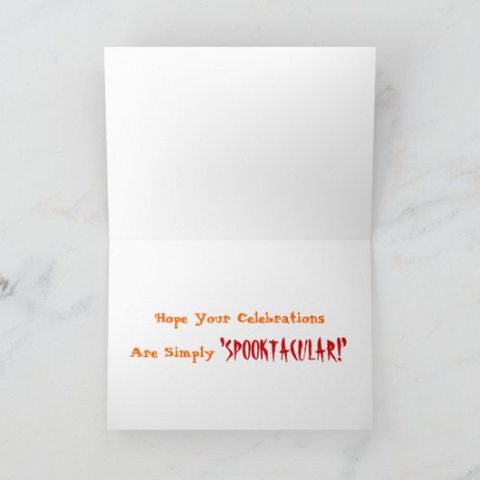 Happy Halloween Kaart (Binnen)