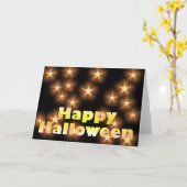 Happy Halloween Kaart (Gele Bloem)