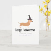 Happy Halloween Kaart (Gele Bloem)