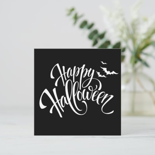 Happy Halloween Kaart (Staand voorkant)