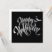Happy Halloween Kaart (Voorkant / Achterkant in situ)