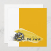 Happy Halloween-kaart (Voorkant / Achterkant)