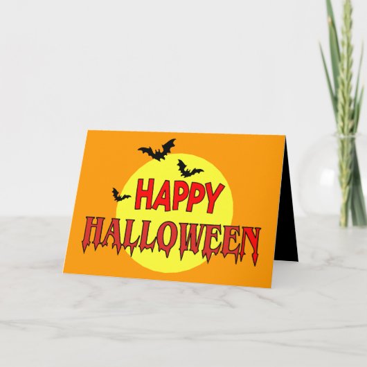 Happy Halloween Kaart (Voorkant)