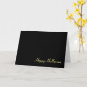 Happy Halloween, kaart (Gele Bloem)